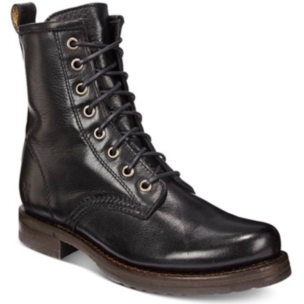 Frye Veronica Combat Booties. Size 6